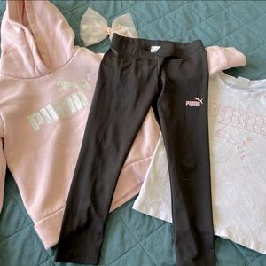 Girl’s 3T Puma Athletic Set